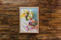 Colorful Tulip and Anemone Flower Photograph with Daffodils and Blue Backdrop Messy Spring Bouquet Poster Print for Garden Lover or Florist Graphic Tee – Premium Graphic · Must-Have Style