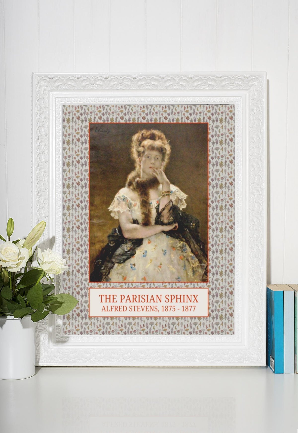 Alfred Stevens The Parisian Sphinx Famous Paintings of Women in the 19th Century Humanities Major or Art Historian Gift Decor for Dorm Graphic Tee – Warm & Stylish · High-Quality Print