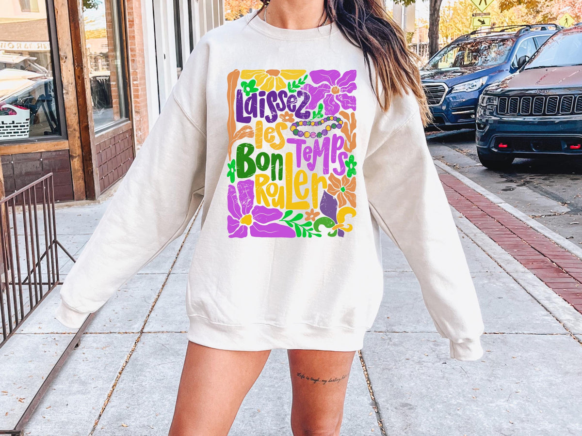 Boho Mardi Gras Shirt Mardi Gras Sweatshirt Fat Tuesday Shirt New Orleans Shirt Mardi Gras Party Mardi Gras Carnival Sweatshirt – Everyday Comfort · Top Pick For Any Outfit