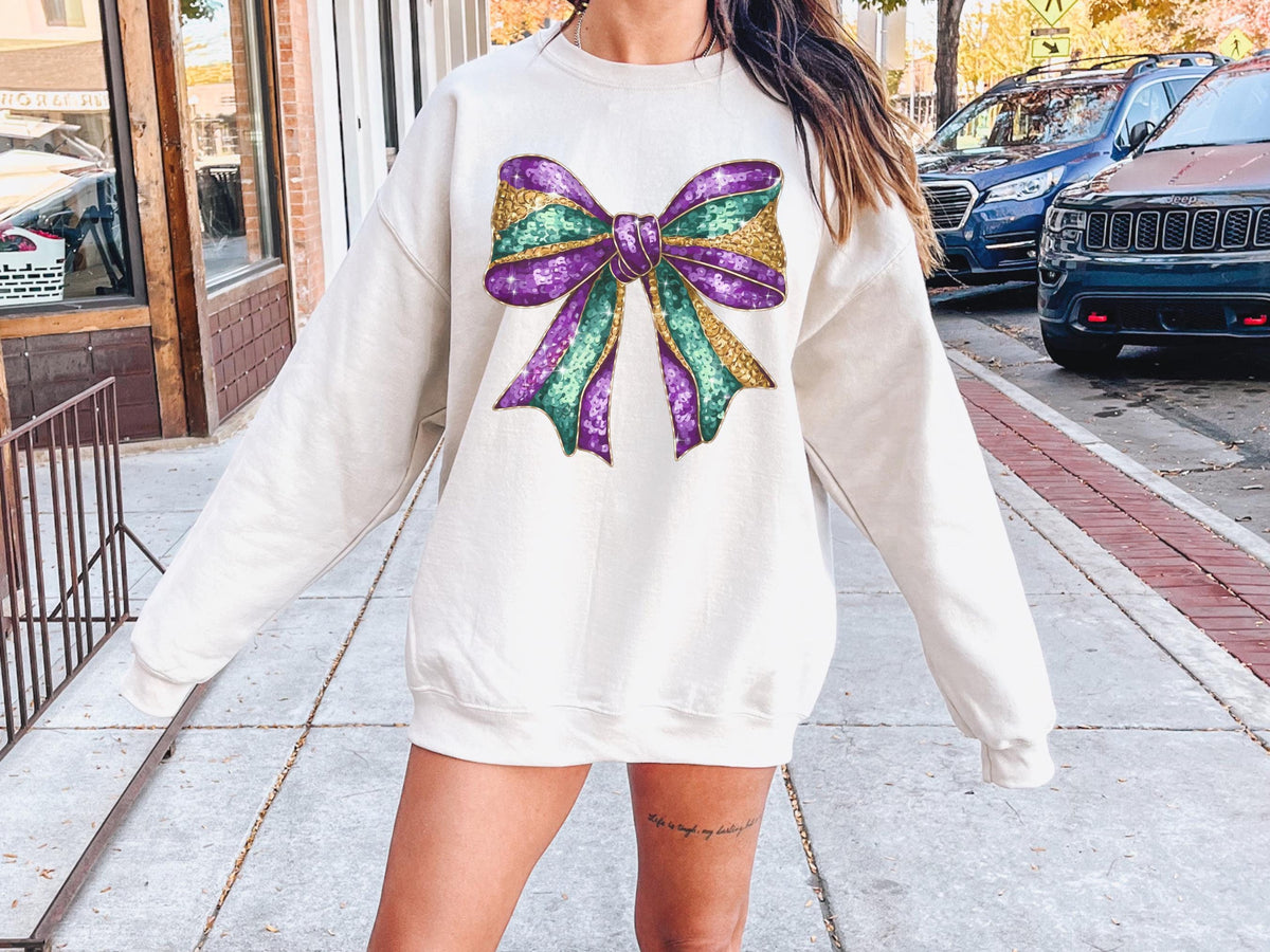 Faux Glitter Mardi Gras Shirt Mardi Gras Sweatshirt Fat Tuesday Shirt New Orleans Shirt Mardi Gras Party Mardi Gras Carnival Sweatshirt – Feel-Good Design · Must-Have Style