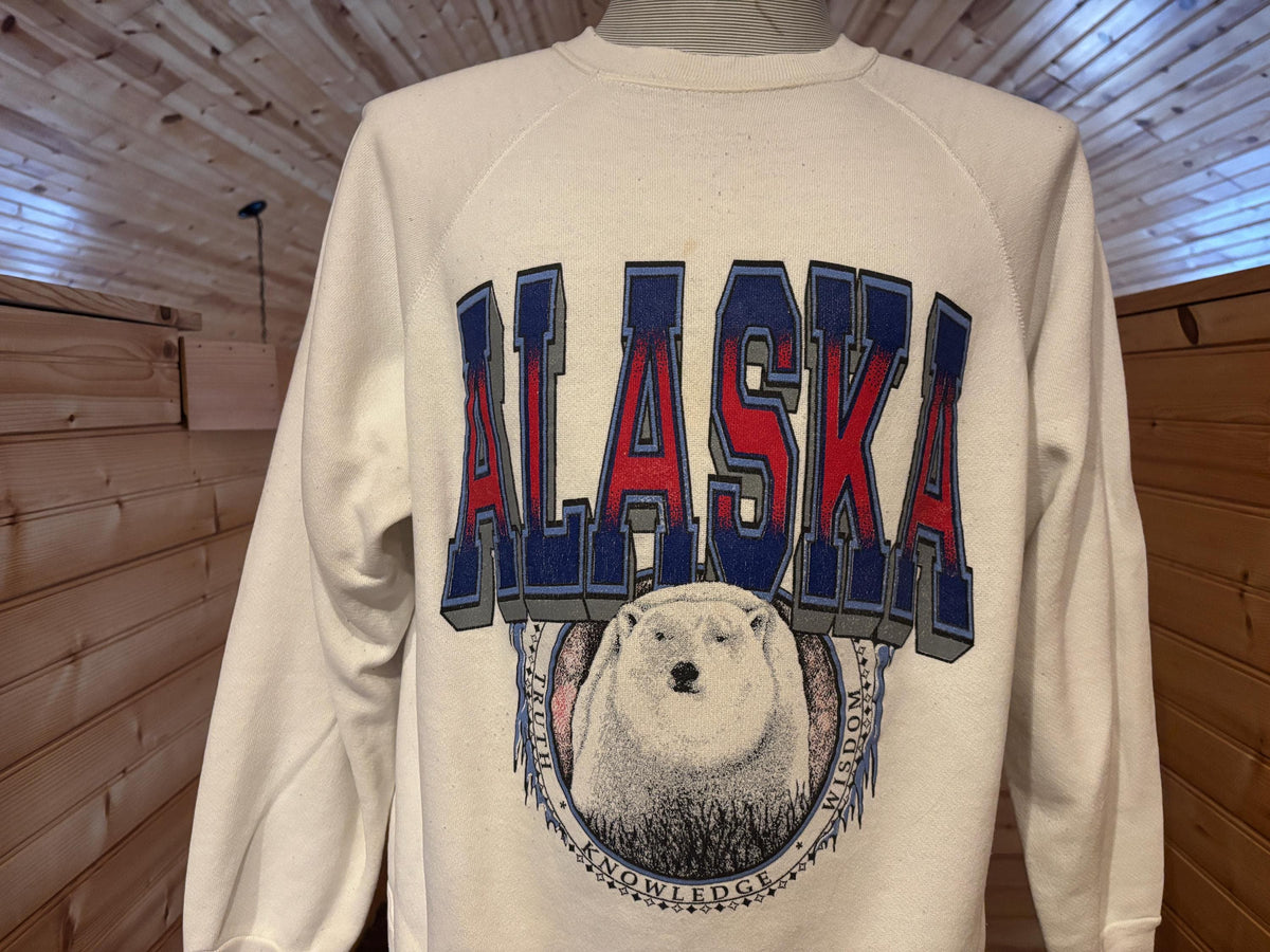 Vintage 8039s Alaska Polar Bear Alaskan Sigil Crewneck Sweatshirt L Sweatshirt – Everyday Comfort · Must-Have Style