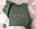 Custom Grandma Est Sweatshirt Floral Grandma Heart Sweater Personalized Grandma Christmas Gift Wildflower Nana Crewneck Mothers Day Gift Sweatshirt – Fan Favorite · Perfect For Daily Wear