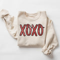 Faux Glitter XOXO Sweatshirt Valentine39s Day Sweatshirt Womens Valentines Day Sweatshirt Retro Valentines Day Shirt Cute Valentines Shirt Sweatshirt – Fan Favorite · Perfect For Daily Wear