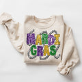 Faux Glitter Mardi Gras Shirt Mardi Gras Sweatshirt Fat Tuesday Shirt New Orleans Shirt Mardi Gras Party Mardi Gras Carnival Shirt Sweatshirt – Fan Favorite · Great Gift For Fans