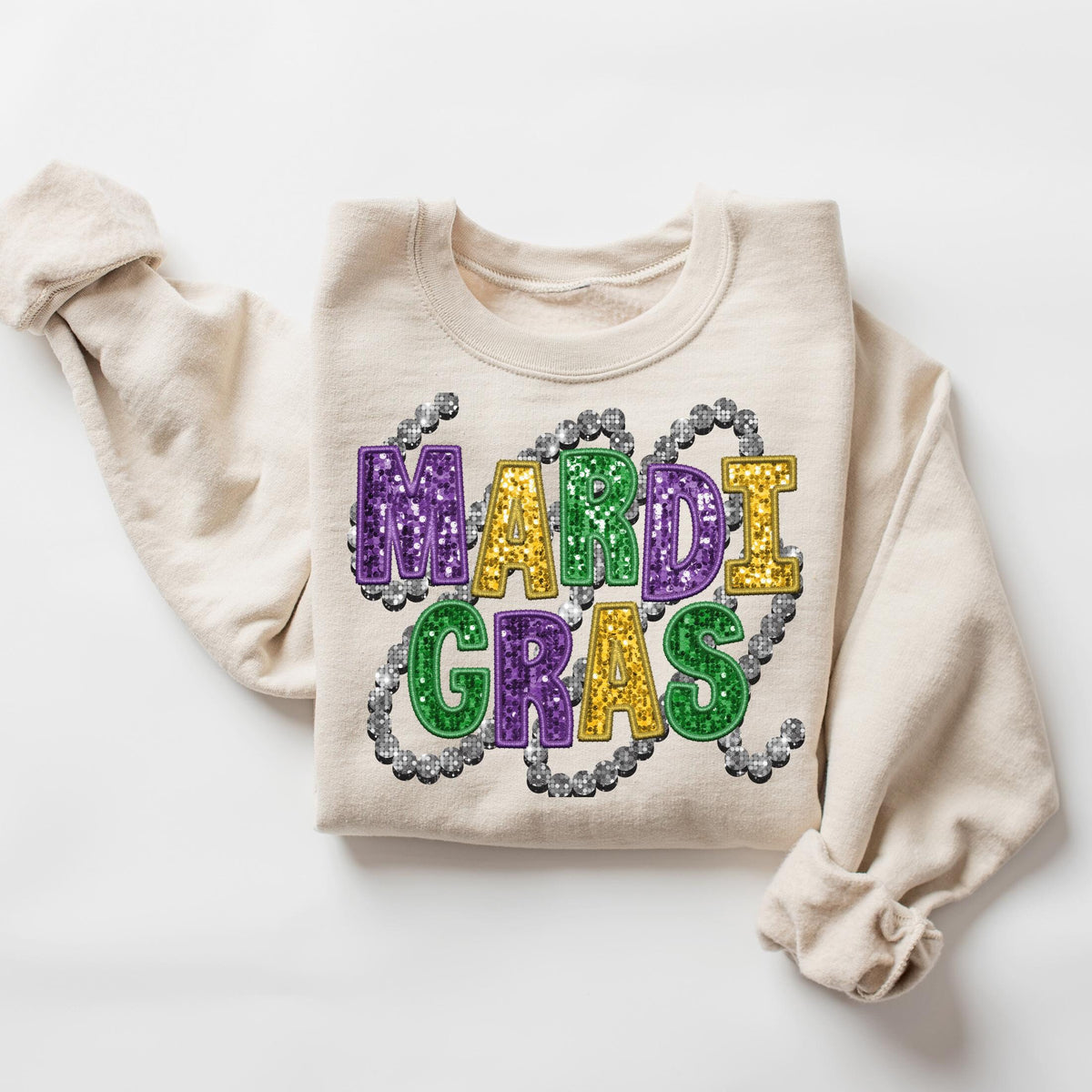 Faux Glitter Mardi Gras Shirt Mardi Gras Sweatshirt Fat Tuesday Shirt New Orleans Shirt Mardi Gras Party Mardi Gras Carnival Shirt Sweatshirt – Fan Favorite · Great Gift For Fans