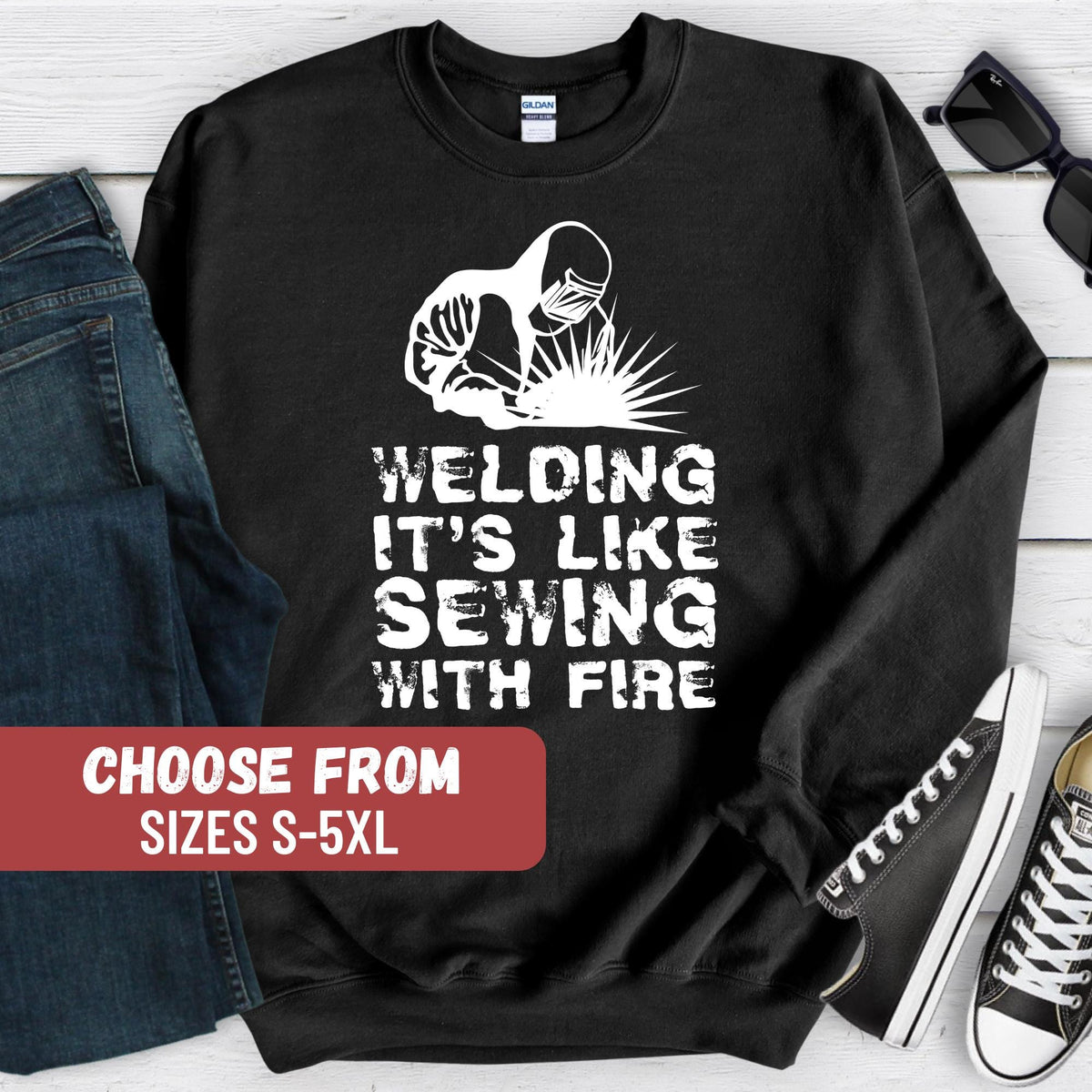 Welder Hooded Sweatshirt Funny Welding Shirt Cute Welder Shirt Welder Sweatshirt Welder Pullover Welder Gift Welder Hoodie Hoodie – Aesthetic Look · Must-Have Style