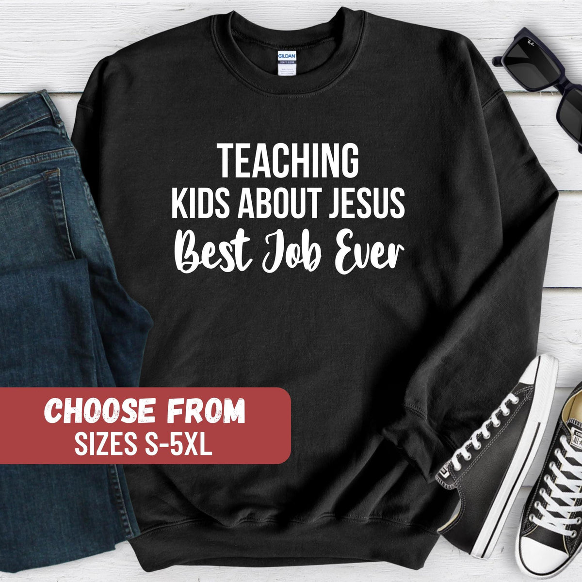 Christian Sweatshirt Christian Crewneck Christian Sweater Religious Sweatshirt Religious Gift Religious Hoodie Christian Hoodie Hoodie – Everyday Comfort · High-Quality Print