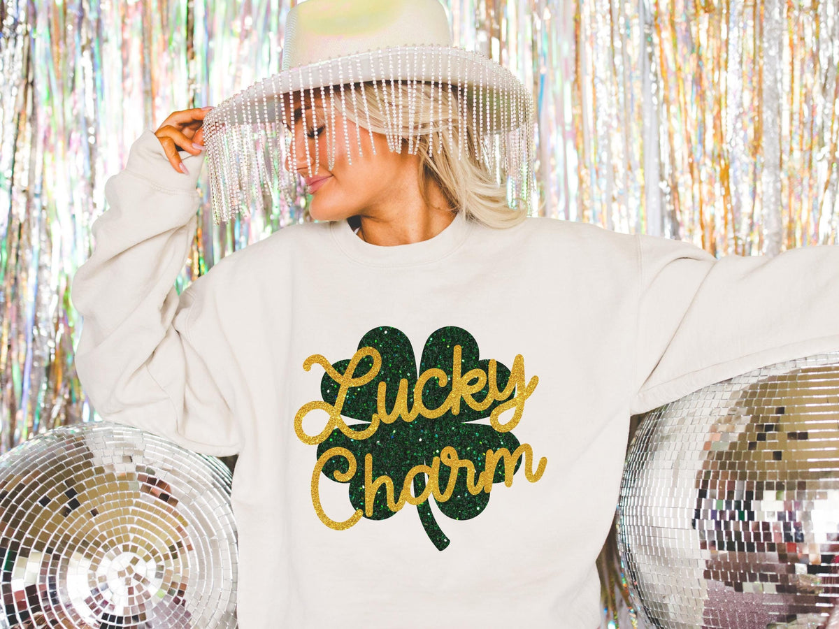 Lucky Shirt Irish Sweatshirt Irish Crewneck St Patricks Day Shirt Saint Patricks Day St Paddys Day Lucky Charm Sweatshirt – Fan Favorite · Perfect For Daily Wear