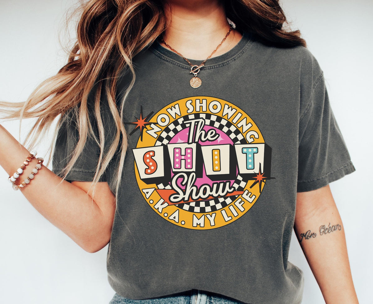 Welcome to The Shit Show Shirt Funny Mama Shirt Gift for Wife Hot Mess Funny Womens Tshirt Cute Womens Tee Trendy Tshirt Graphic Tee – Bold Style · Great Gift For Fans