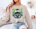 Seattle Football Sweatshirt Unisex Crewneck Sports Fan Gift Team Spirit Apparel Game Day Clothing Seahawks Fan Wear Sweatshirt – Cozy Vibes · Trending Graphic Apparel
