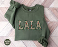 Floral Grandma Lala Sweatshirt Holiday Crewneck Promoted To Grandma Shirt Pregnancy Reveal Mothers Day Sweater Grandma Christmas Gift Sweatshirt – Warm & Stylish · Must-Have Style