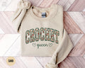 Floral Crochet Sweatshirt Crochet Lover Gift Crocheter Sweater Funny Crochet Shirt Crocheter Crewneck For Mom Sewing Gift For Grandma Sweatshirt – Cozy Vibes · Perfect For Daily Wear