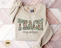 Custom Floral Teacher Sweatshirt Mrs Teacher Name Shirt Cute Teacher Crewneck Wildflower Teacher Sweater Personalized Teacher Gift Sweatshirt – Premium Graphic · Top Pick For Any Outfit