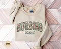 Nursing Student Sweatshirt Floral Nursing School Sweater Rn Grad Crewneck Future Nurse Shirt Nurse Week Gift CNA Graduation Gift Sweatshirt – Everyday Comfort · Perfect For Daily Wear