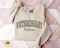 Floral Veterinary Medicine Sweatshirt Veterinary Sweater Vet Staff Shirt Vet Tech Week Gift Vet Med Crewneck Vet Tech Student Grad Gift Sweatshirt – Premium Graphic · Perfect For Daily Wear