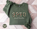 Special Education Teacher Sweatshirt Floral SPED Teacher Crewneck Teacher Appreciation Gift Special Education Squad Sweater Sweatshirt – Bold Style · Must-Have Style