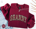 Floral Granny Sweatshirt Custom Grandma Shirt Granny Crewneck Personalized Granny Christmas Sweater For Mimi Gift For Grammy Sweatshirt – Cozy Vibes · Top Pick For Any Outfit