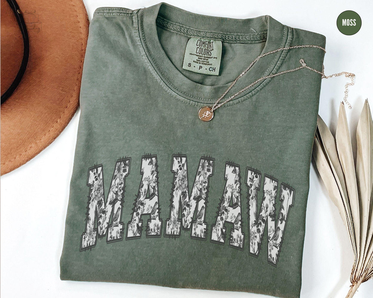 Floral Mamaw Shirt GrandmaGifts New Mamaw Shirt Best Mamaw Ever TShirt Mothers Day Gift For Grandma Tee Christmas Mamaw T Shirt Graphic Tee – Aesthetic Look · Must-Have Style