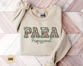 Floral Para Sweatshirt Paraprofessional Crewenck Retro Para Squad Behavior Teacher Gift Special Education Teacher Aide Assistant Shirt Sweatshirt – Bold Style · Trending Graphic Apparel