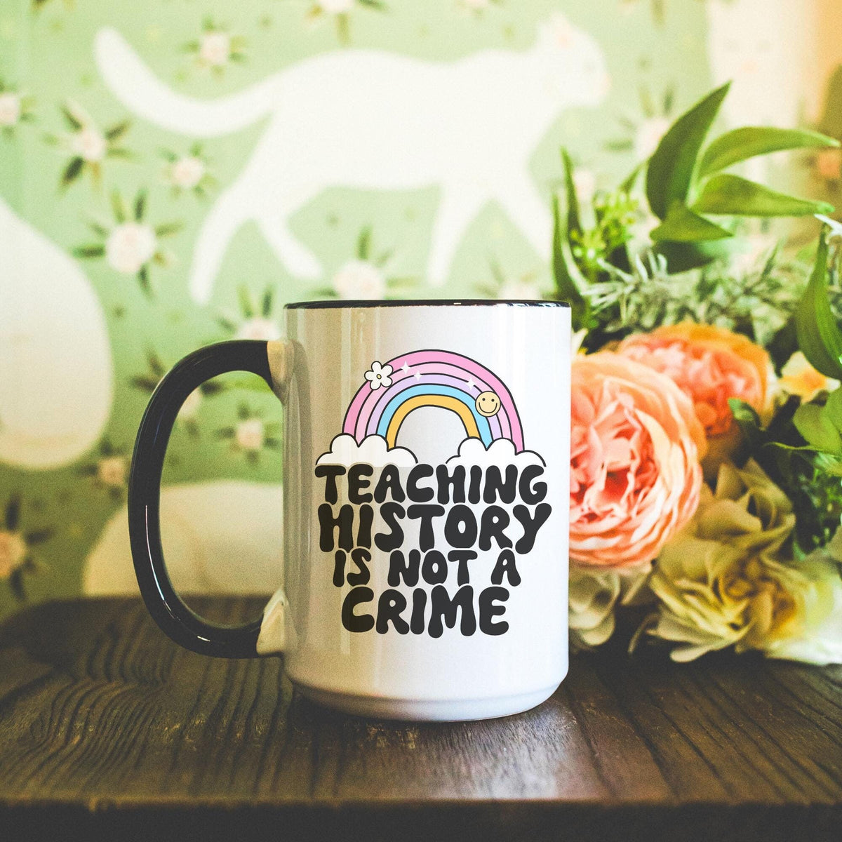 Teaching History is Not A Crime Coffee Mug Social Justice Coffee Mug Activist Equality Racism American History Matters Graphic Tee – Premium Graphic · Must-Have Style