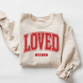 Varsity Loved John 316 Sweatshirt Love Like Jesus Sweatshirt Religious Sweatshirt Christian Sweatshirt Jesus Sweatshirt Sweatshirt – Fan Favorite · Top Pick For Any Outfit