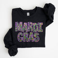 Faux Glitter Path Mardi Gras Shirt Mardi Gras Sweatshirt Fat Tuesday Shirt New Orleans Shirt Mardi Gras Party Sweatshirt – Feel-Good Design · Great Gift For Fans