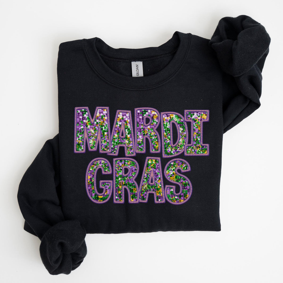 Faux Glitter Path Mardi Gras Shirt Mardi Gras Sweatshirt Fat Tuesday Shirt New Orleans Shirt Mardi Gras Party Sweatshirt – Feel-Good Design · Great Gift For Fans