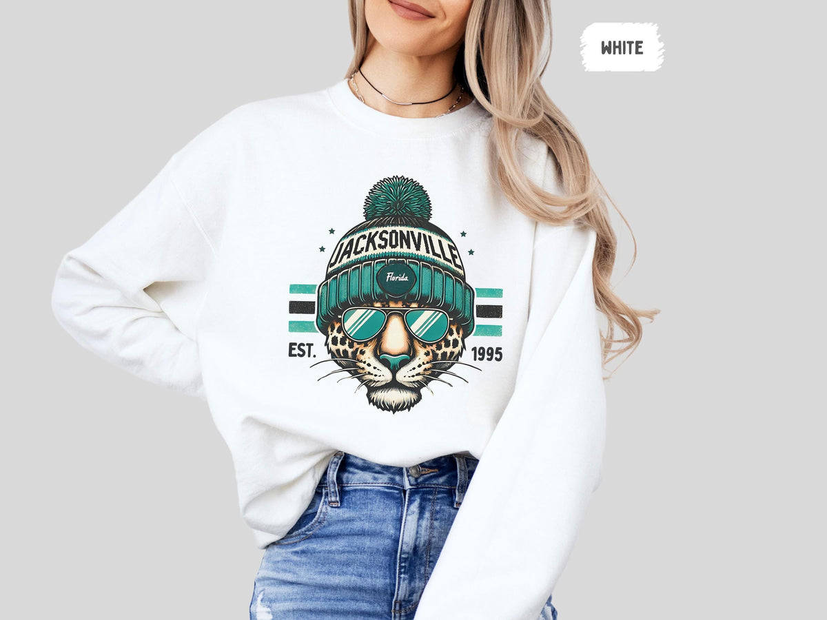 Jacksonville Football Team Sweatshirt Jaguar Fan Gift Jag Football Apparel Sports Lover Gift Team Spirit Clothing Football Fan Gear Sweatshirt – Premium Graphic · Perfect For Daily Wear