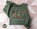 RBT Registered Behavior Technician Sweatshirt Floral Behavior Analyst Gift Cute Aba Therapist Crewneck Cute Fall Faux Embroidery Sweater Sweatshirt – Premium Graphic · Trending Graphic Apparel