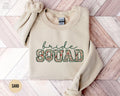 Bride Squad Shirts Floral Bachelorette Sweatshirts Bridesmaid Sweater Bridesmaid Proposal Gift Bridal Party Getting Ready Outfit Sweatshirt – Soft Feel · Trending Graphic Apparel