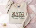 Floral Veterinary Medicine Sweatshirt ADR Sweater Vet Staff Shirt Vet Tech Week Gift Vet Med Crewneck Vet Tech Student Grad Gift Sweatshirt – Feel-Good Design · Trending Graphic Apparel