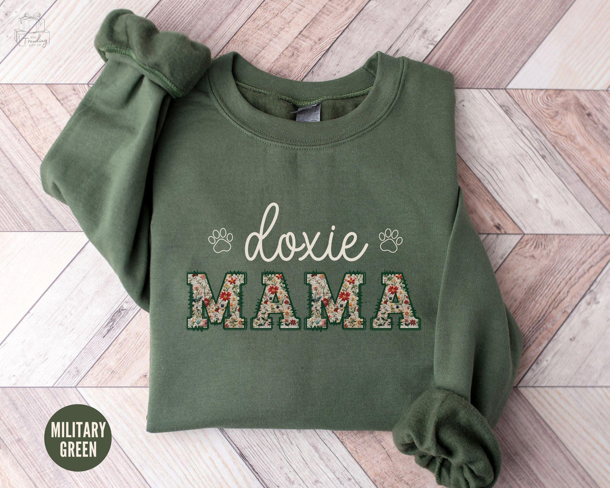 Dachshund Mom Sweatshirt Doxie Mama Crewneck Dachshund Lover Dog Mothers Day Shirt Funny Pet Owner Gift New Wiener Dog Pullover Sweatshirt – Warm & Stylish · Trending Graphic Apparel