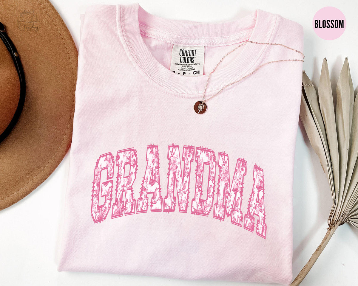 Pink Toile Grandma Tshirt Granny Shirt Mothers Day Grandmother Gift Coquette Grandma Tee Floral Grammy Shirt Graphic Tee – Everyday Comfort · Trending Graphic Apparel