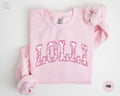 Floral Lolli Grandma Sweatshirt Toile De Jouy Lolli Crewneck Lolli Sweater Valentines Lolli Gifts Mothers Day Gift for Lolli Grandma Sweatshirt – Soft Feel · Trending Graphic Apparel