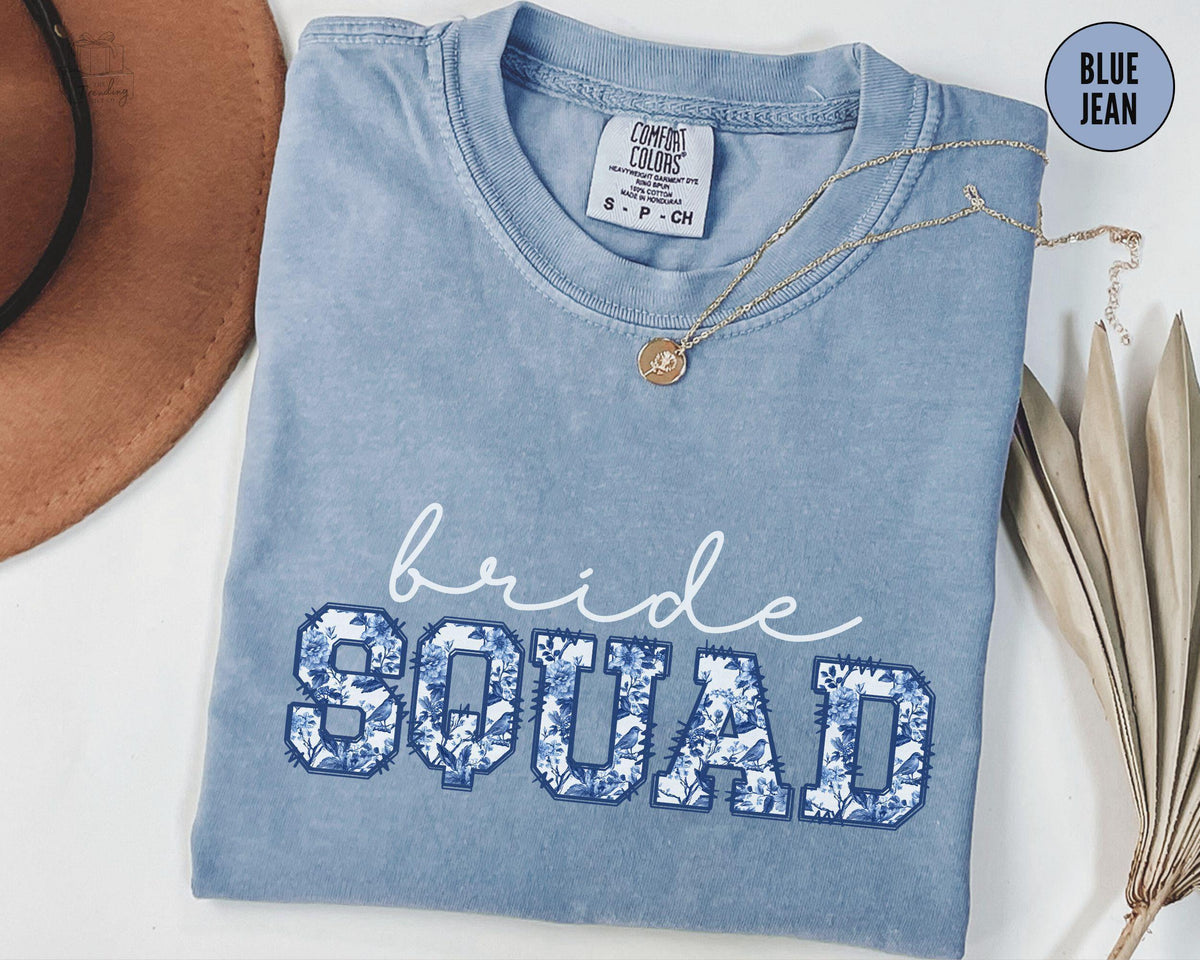 Bride Squad ShirtsToile Bridesmaid TShirtsBachelorette TShirtsBridesmaid Proposal GiftBridal Party Getting Ready Outfit Graphic Tee – Everyday Comfort · Great Gift For Fans