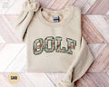 Floral Golf Sweatshirt Golfing Sweater Golf Lover Gift Golfing Crewneck Golf Gifts for Women Cute Golfer Apparel Golf Coach Gift Sweatshirt – Warm & Stylish · Top Pick For Any Outfit