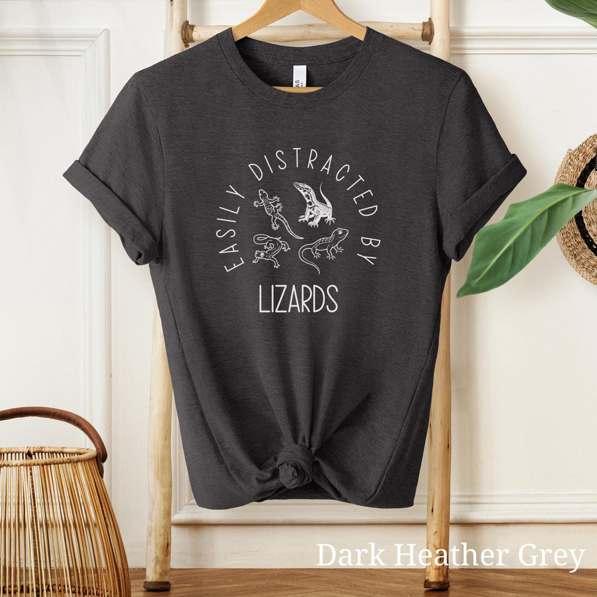 Lizard Shirt Easily Distracted By Lizards Shirt Amphibians Shirt Reptile Gift Reptile Lover Gift Lizard Lover Gift Reptile Lover Shirt Graphic Tee – Soft Feel · Trending Graphic Apparel