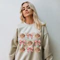 Coquette Bows Sweatshirt Coquette Valentines Day Sweatshirt Coquette Valentines Day Sweater Soft Girl Sweatshirt Red Bows Sweatshirt Sweatshirt – Aesthetic Look · Trending Graphic Apparel