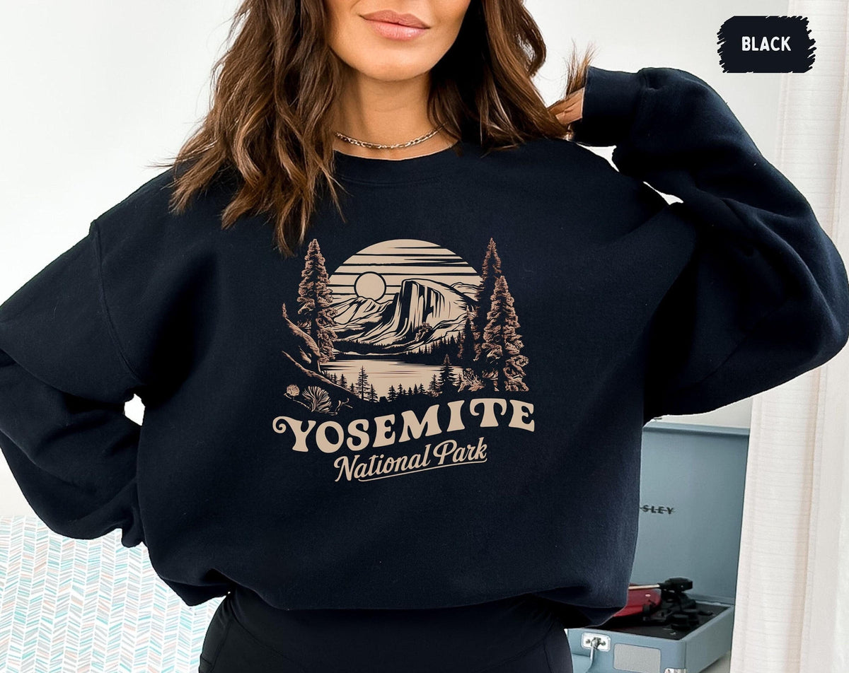 Vintage Yosemite Sweatshirt Yosemite Sweatshirt Yosemite National Park Sweater Yosemite Retro shirt Yosemite Crewneck Granola Girl gift Sweatshirt – Soft Feel · Great Gift For Fans