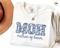 Comfort Colors Matron Of Honor Shirt Toile De Jouy Bridal Party Tshirt MOH Proposal Bridesmaid Gifts Getting Ready Outfit Graphic Tee – Feel-Good Design · Must-Have Style