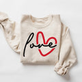 Love Sweatshirt Valentine39s Day Sweatshirt Valentine Heart Sweatshirt Cute Valentine Sweatshirts Valentine Sweatshirts Love Sweater Sweatshirt – Feel-Good Design · Great Gift For Fans
