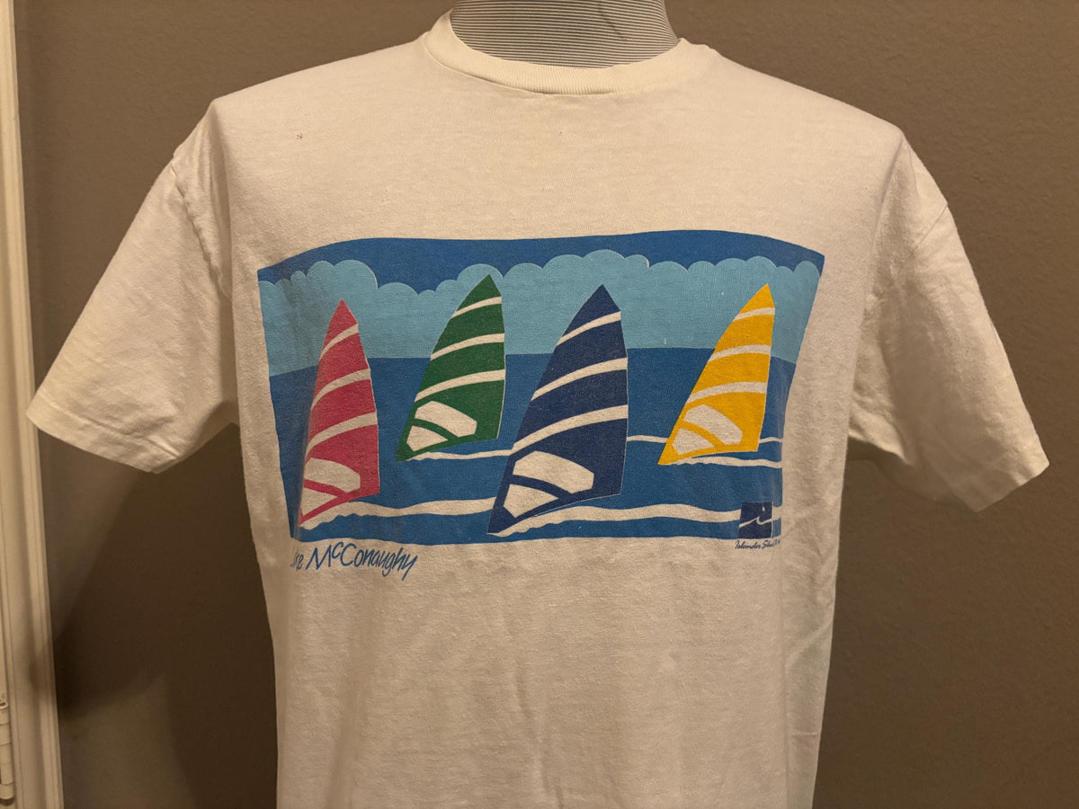Vintage 8039s Lake McConaughy Sailboat Vacation T Shirt L Graphic Tee – Everyday Comfort · Perfect For Daily Wear