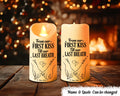 Custom Couple Wedding Anniversary Led Light Candle From Our First Kiss Till Ourlastbreath Gift For Couple Christmas Gift For Husband Wife Graphic Tee – Cozy Vibes · Trending Graphic Apparel