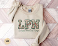Licensed Practical Nurse Shirt Floral LPN Sweatshirt Future Nurse Graduation Gift Basic Medical Care Provider Crewneck Nursing Student Sweatshirt – Soft Feel · Perfect For Daily Wear