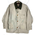 Vintage LLBean Denim Jean Jacket Size XL Beige Lined Button Up Graphic Tee – Easygoing Wear · High-Quality Print