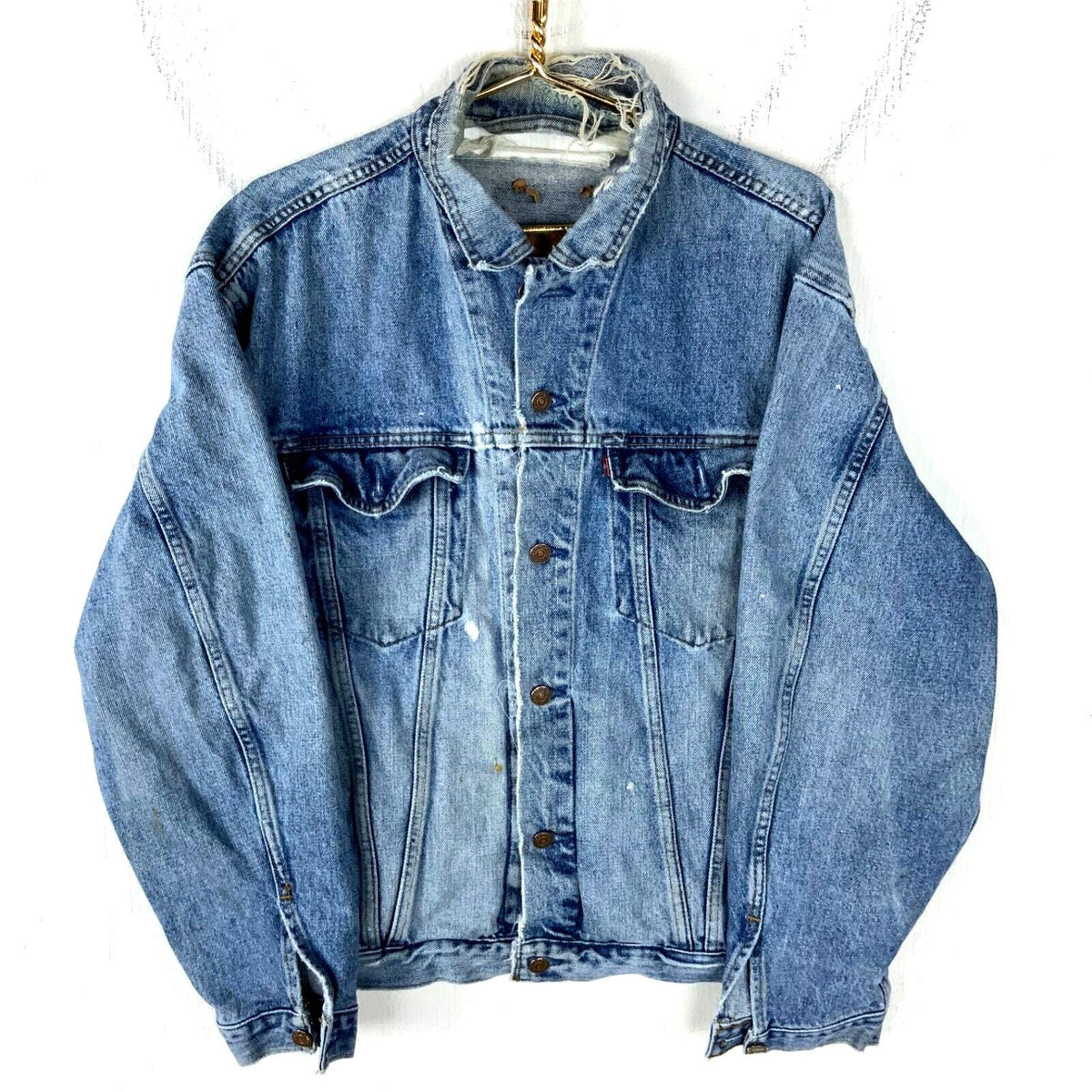 Vintage Levis Denim Jean Jacket Medium Distressed Graphic Tee – Everyday Comfort · Trending Graphic Apparel