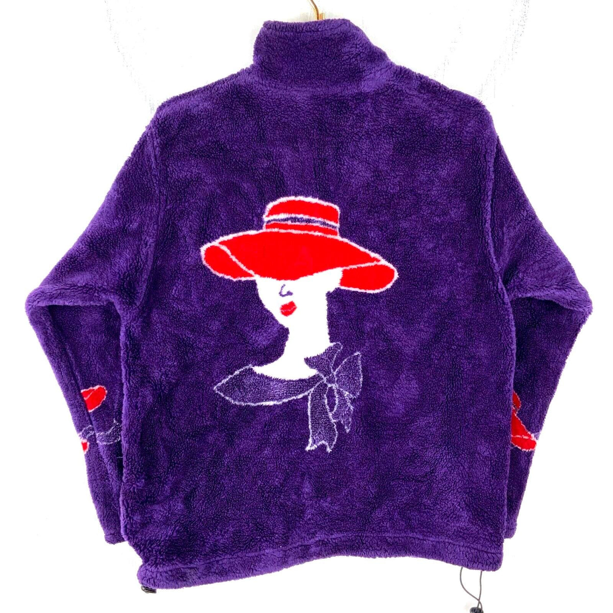 Vintage Fleece Sweater Jacket Womens Medium Purple Full Zip Made Usa 90s Graphic Tee – Feel-Good Design · Perfect For Daily Wear