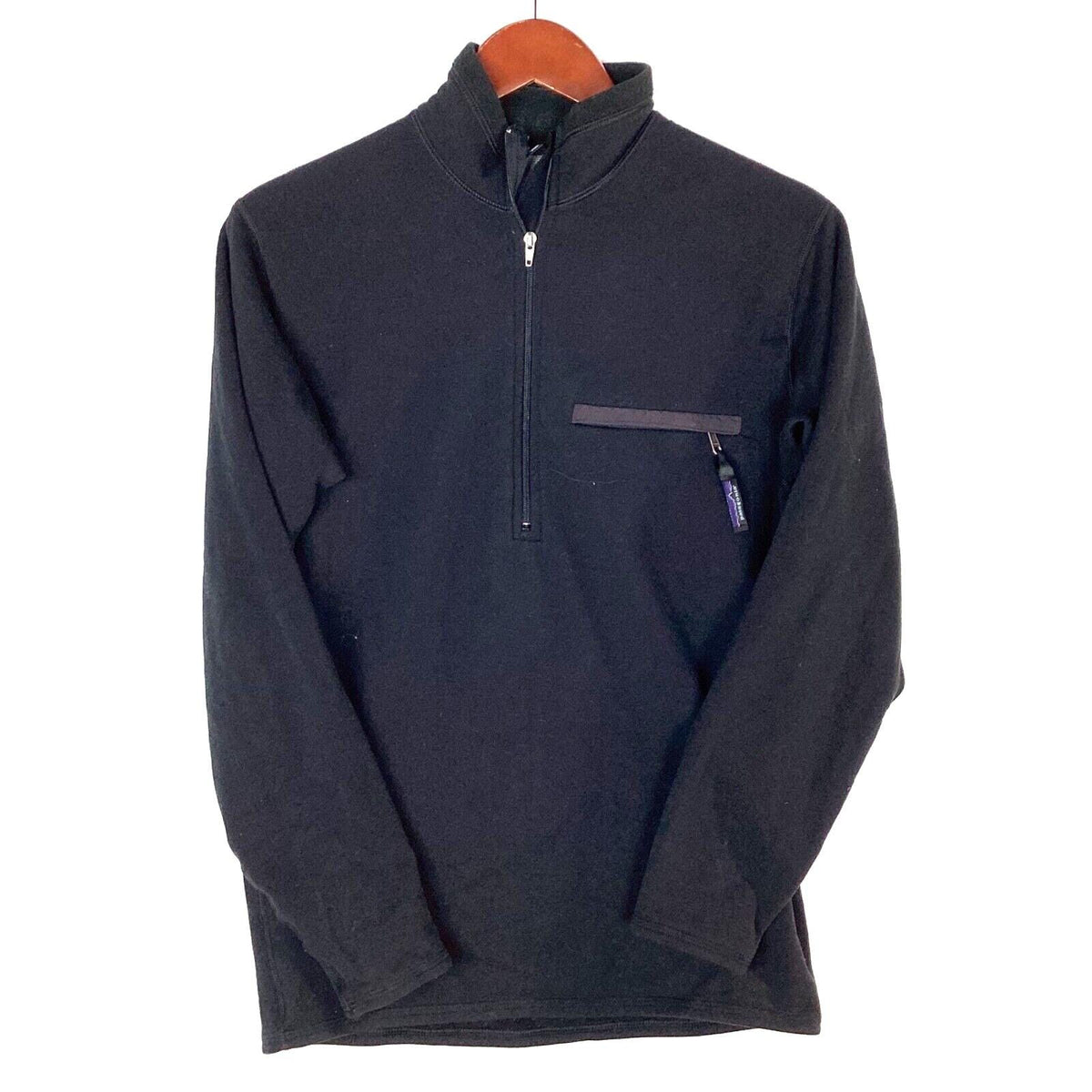 Vintage Patagonia Fleece Sweater Jacket Small Black Quarter Zip Made In Usa Graphic Tee – Soft Feel · High-Quality Print