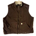 Carhartt Vest Full Zip Women39s 2XL Brown Sherpa Lined Graphic Tee – Feel-Good Design · Perfect For Daily Wear