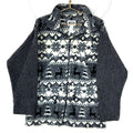 Vintage Winter Womens Fleece Sweater Jacket Large Full Zip Snow Flake Reindeer Graphic Tee – Fan Favorite · Great Gift For Fans